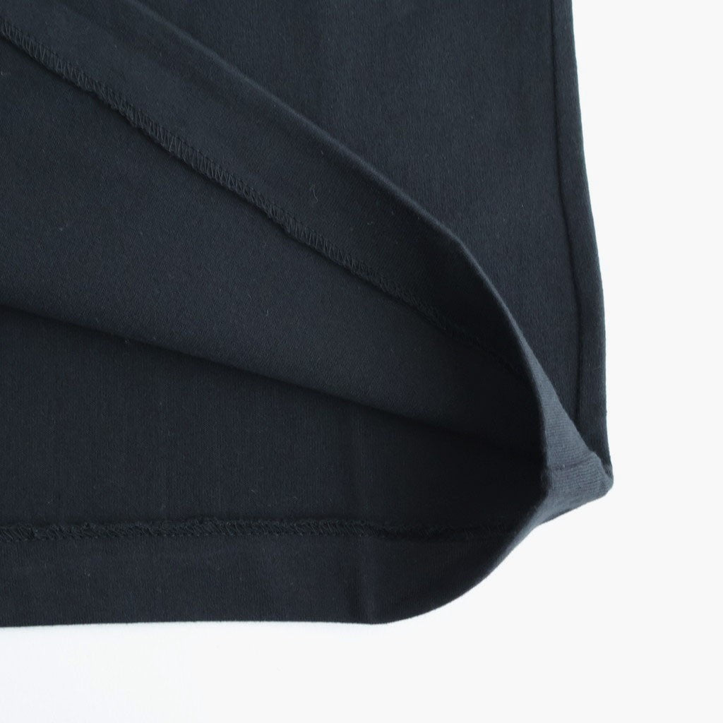 PILE EMBROIDERY T-SHIRT #Black [no.7979]