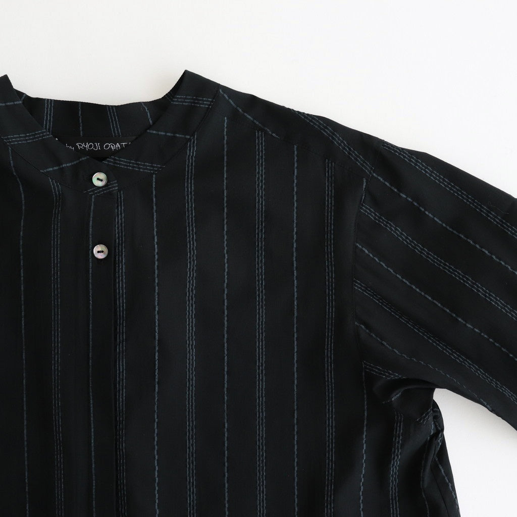 white waffle shirt #black [1556-001]