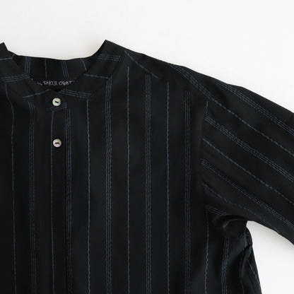 white waffle shirt #black [1556-001]