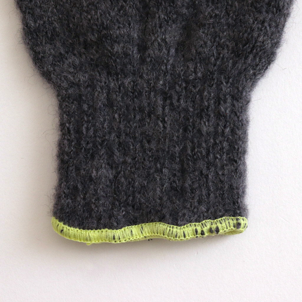 3FINGERS MITTEN #MID-GREY/LEMON [TMB-GNT3]