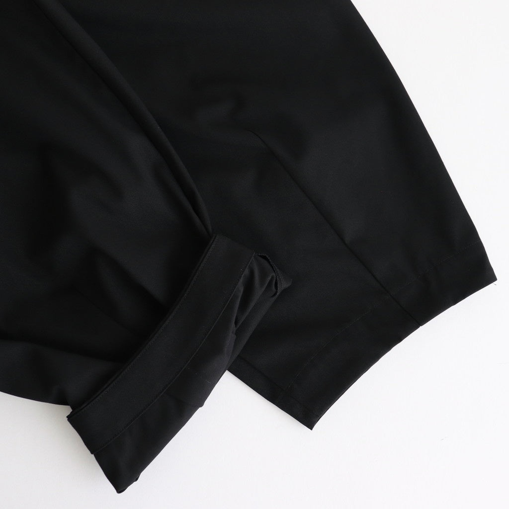 飾る春 Wide tapered trousers #Black [TLF-225-pa002-Reht]