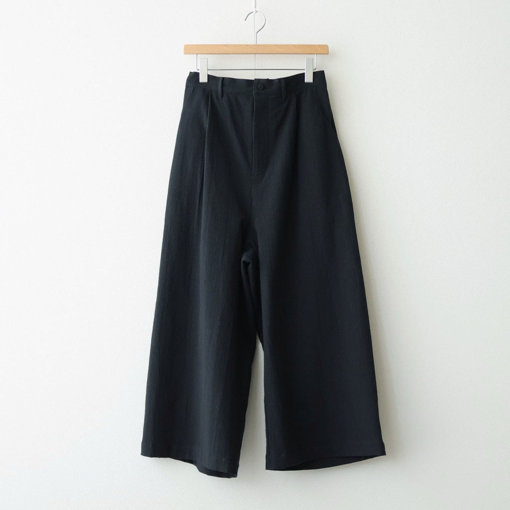 思惟と影 Wide-leg trousers #black [TLF-226-PT003-mc]
