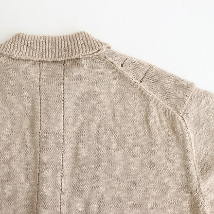 gardener knit polo #Beige [251808]