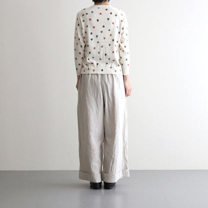COAT OF ARMS CARDIGAN #White [no.7388]