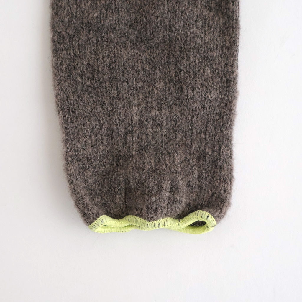ARM WARMER #DK-BEIGE/LEMON [TMB-GNT27]