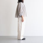 GARMENT DYE LAWN GATHER SMOCK #Gray [no.7520]