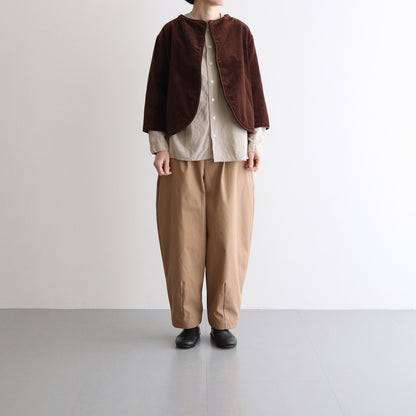 BROWN BEARS VELVET OVERLAP JACKET #Brown [no.7214]