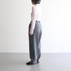 high twist cotton sheer jersey turtle-neck Tee #light pink [WVFL-UW104]