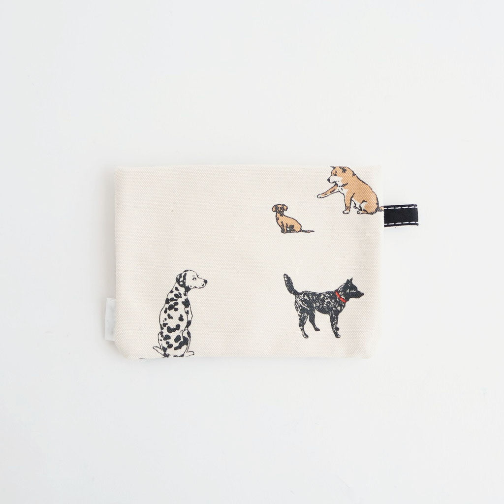 FLAT POUCH MEDIUM #DOG-1/BLACK [TMB-2577H]