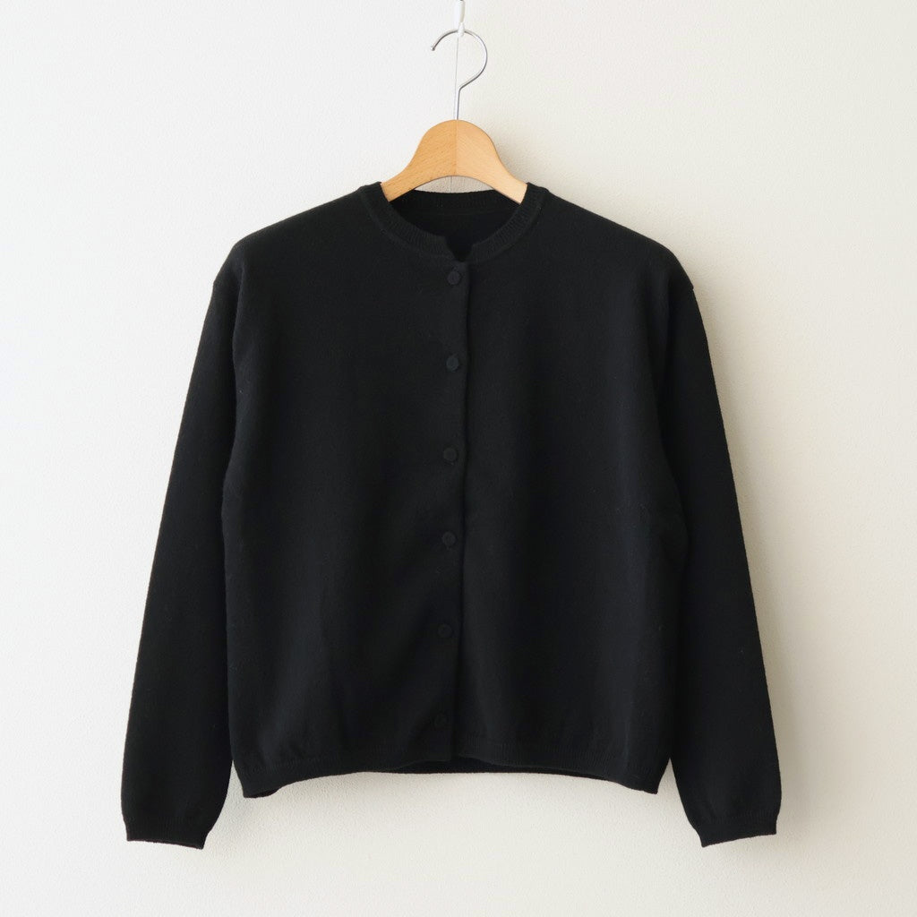 Lister Wool Cashmere Cardigan #BK [A232252TK809]