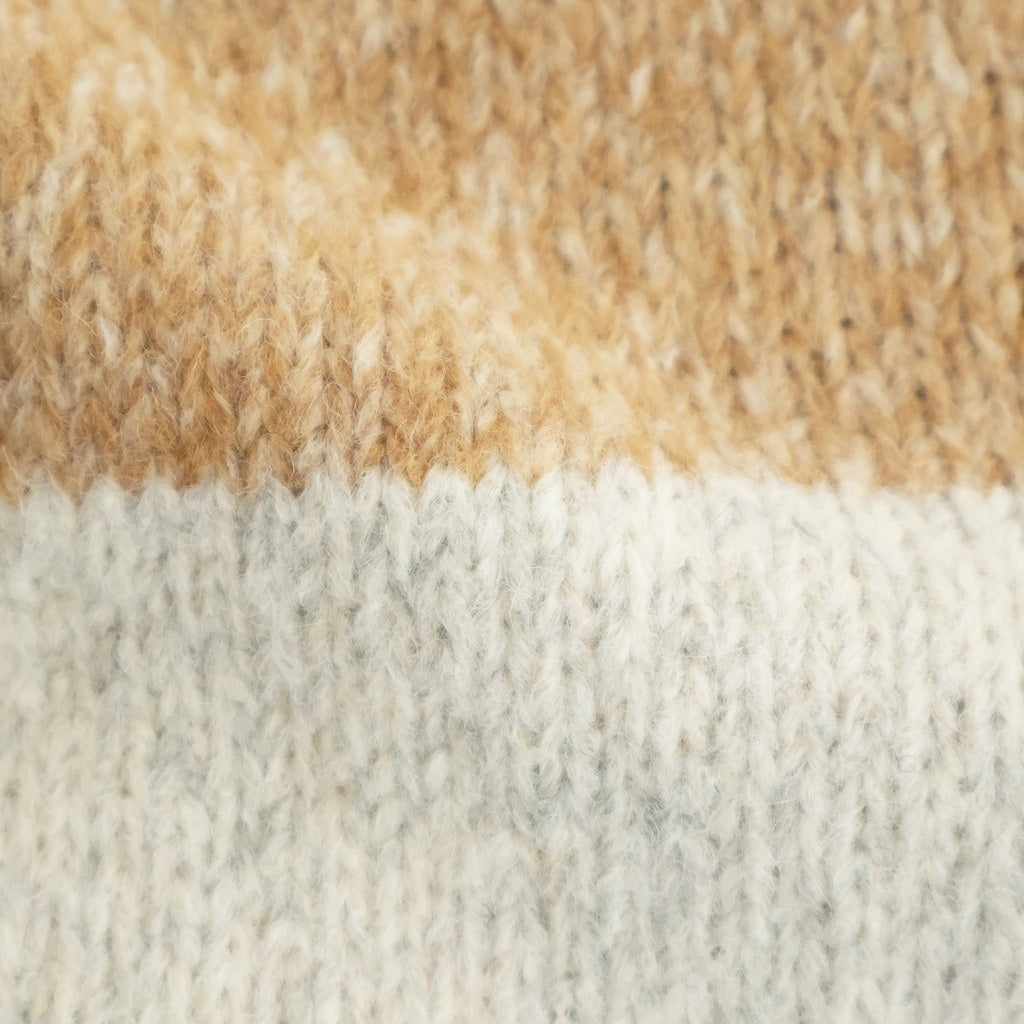 Blushed rugger knit #Beige [252803]