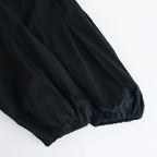 日日夜夜：Wide lace collar smock blouse #black [13251-05107]