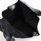 COW LEATHER ONE HANDLE BAG #9900 BLACK [SVMDSH2621]