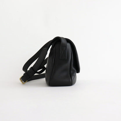 plain shoulder bag #black