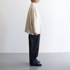 TIGHTLY PACKED COTTON BUGGY SHIRT #swan [no.6934]