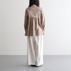 Fragment of Silence 高領襯衫 #米色 [TLF-126-sh003-la]