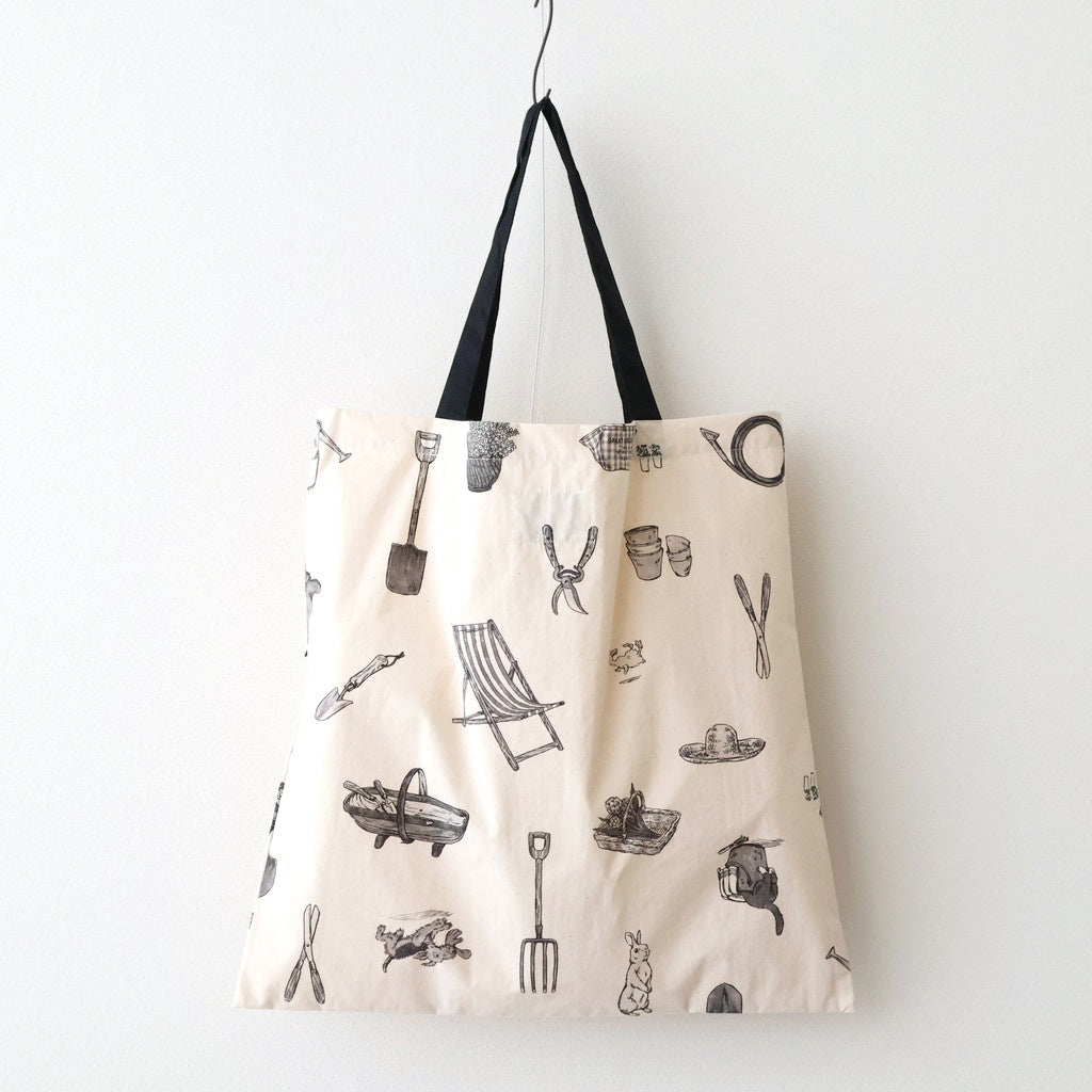 GREAT GREEN THUMB TOTE BAG #Natural×Black [no.7644]