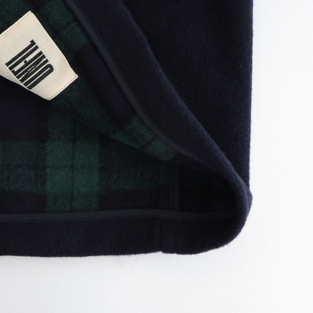 【 LONDON TRADITION × UNFIL 】wool blend double face zip-up vest #navy [WVFL-UW133]