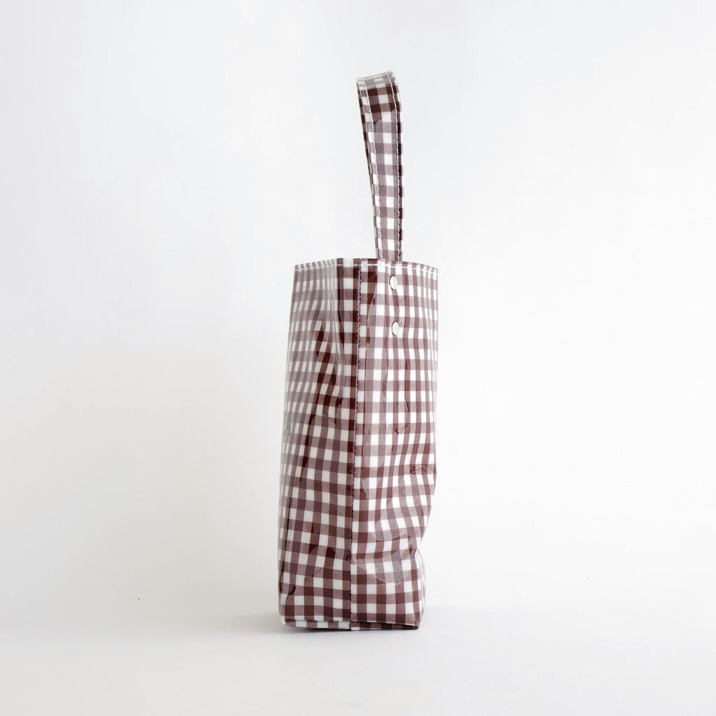 BAGUETTE TOTE MINI #GINGHAM BROWN [TMB-2381H]