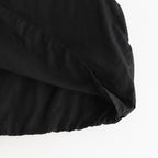 GARMENT DYE LAWN SHIRRING VEST #Black [no.7521]