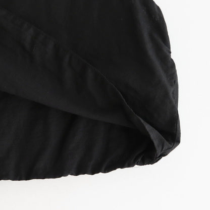 GARMENT DYE LAWN SHIRRING VEST #Black [no.7521]