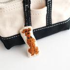 MINI MINI TOTE KEY RING #Black dog付き [no.8008]