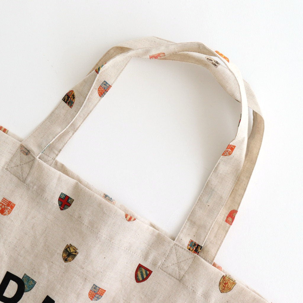 C/L COAT OF ARMS TOTE BAG BAG #Flax [no.7498] – DOKODO