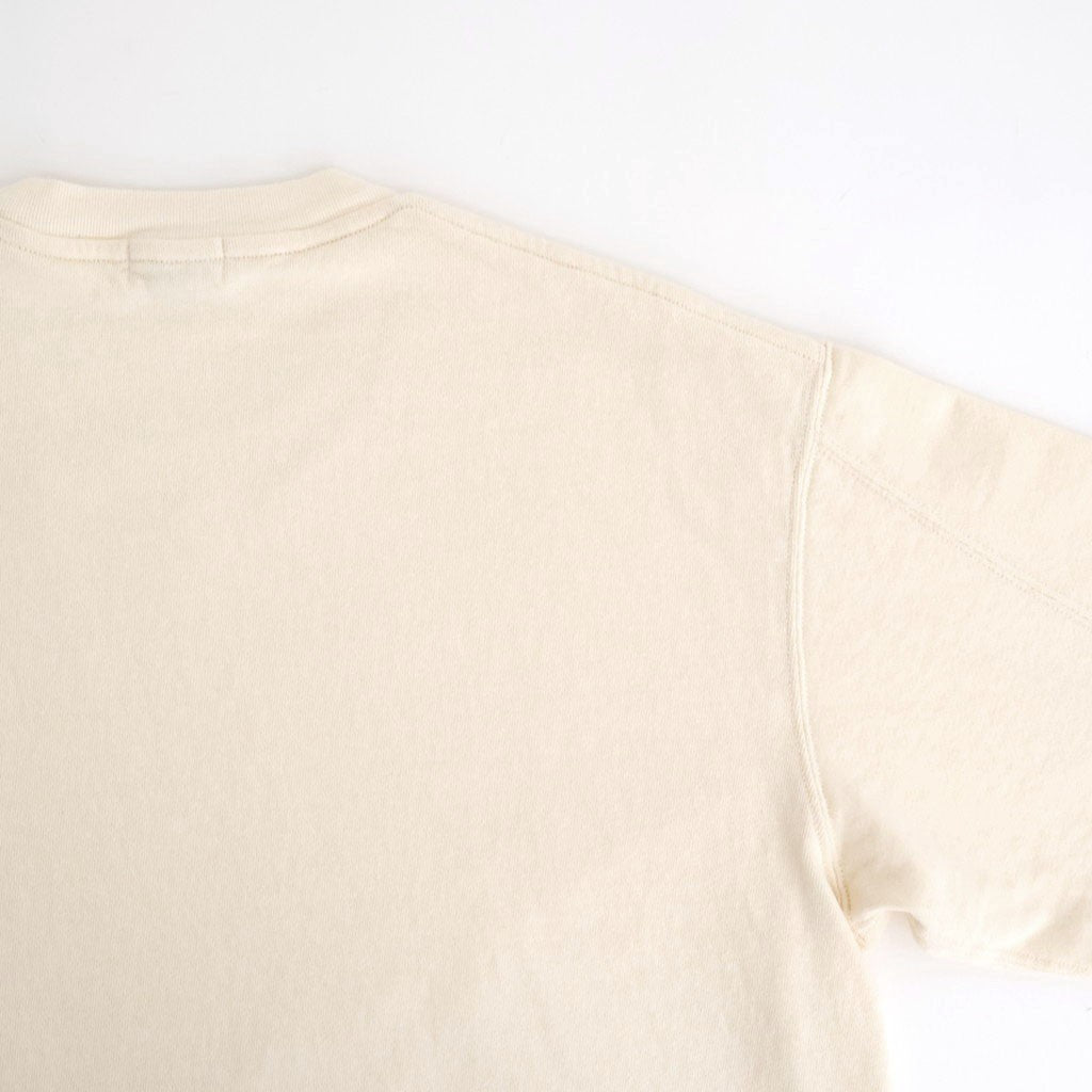 cotton open-end yarn terry sweat shirt #off white [WXSP-UW119]