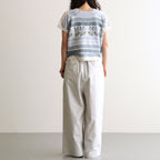 Flower Jacquard Knit Blouse #Off white [261807]