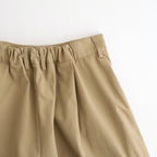⼀握の⾔葉 Wide tapered trousers #beige [TLF-226-PT001-Reht]