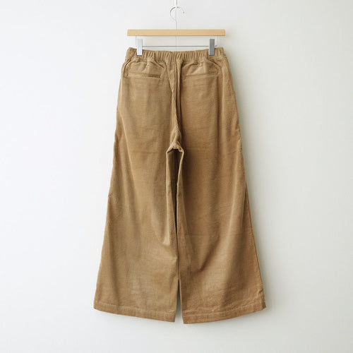 8WALE CORDUROY EASY WIDE PANTS #8400 DK.BEIGE [GNMDS2052CR]