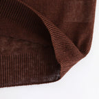 Jenner Linen Knit Crew #D.brown [A232251TK765]