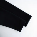 うつくしい沈黙 Collarless long coat #black [TLF-126-co002-FW]