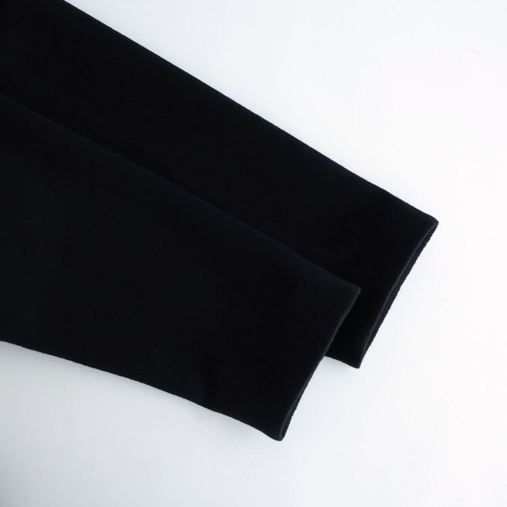 うつくしい沈黙 Collarless long coat #black [TLF-126-co002-FW]