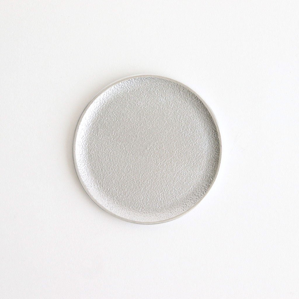 Round Tray Silver S #Aluminum [60003]