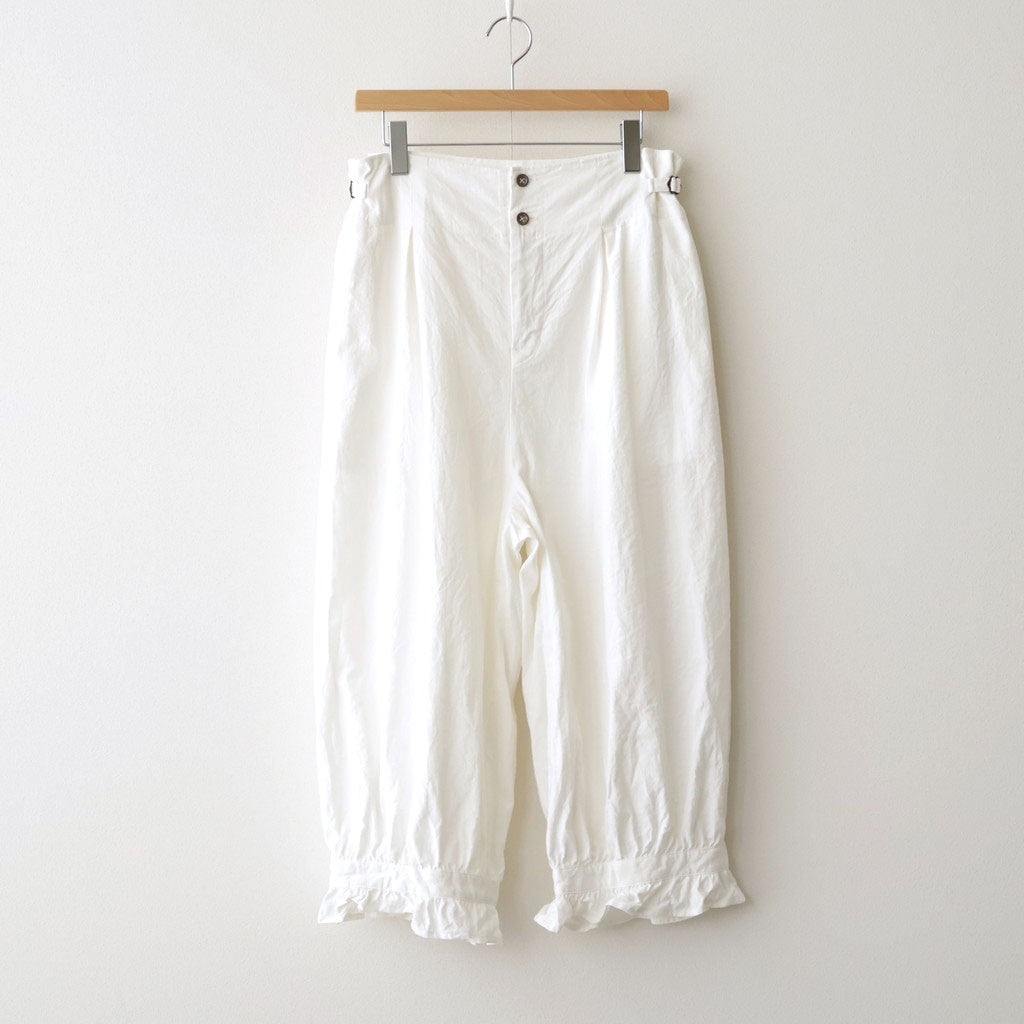 此処にある：ズロースパンツ #off white [13261-03113]