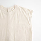 DROP CANDY BUTTON NO SLEEVE T #Natural [no.8194]