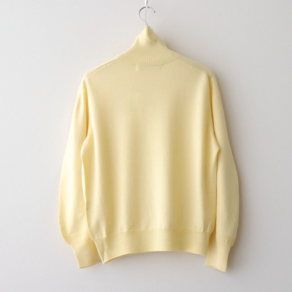 Seiyakou high-neck knit #Pale yellow [252802]