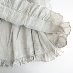 雲のウツロイ：Cache-coeur tunic #white powder×ink [11261-07507]