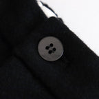 Wool cashmere beaver tuck pants #Black [TS243PT099]