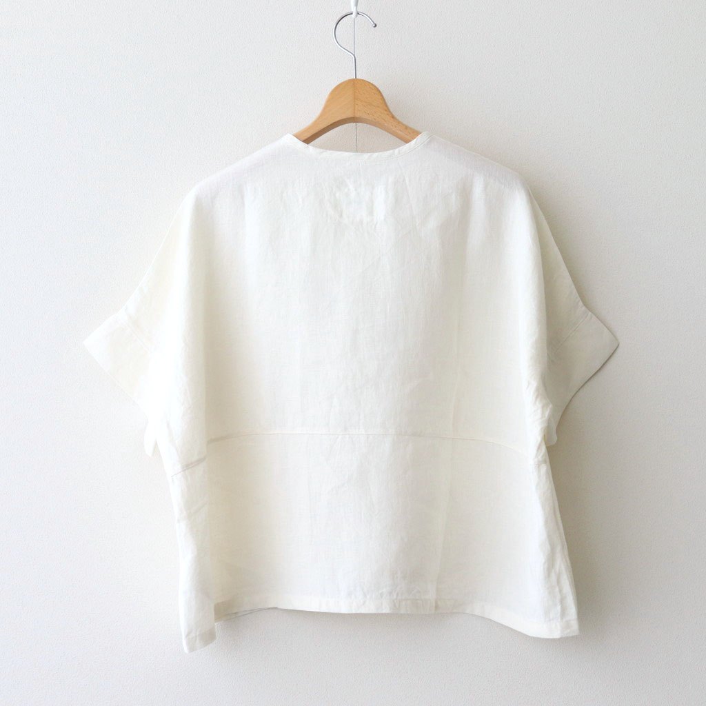 ナチュラルタイプライター/トリプルワッシャーリネンイタリアンフィレレースベーシックBL #オフ（リネン）×フィレレース（キナリ） [UT223BL034]
