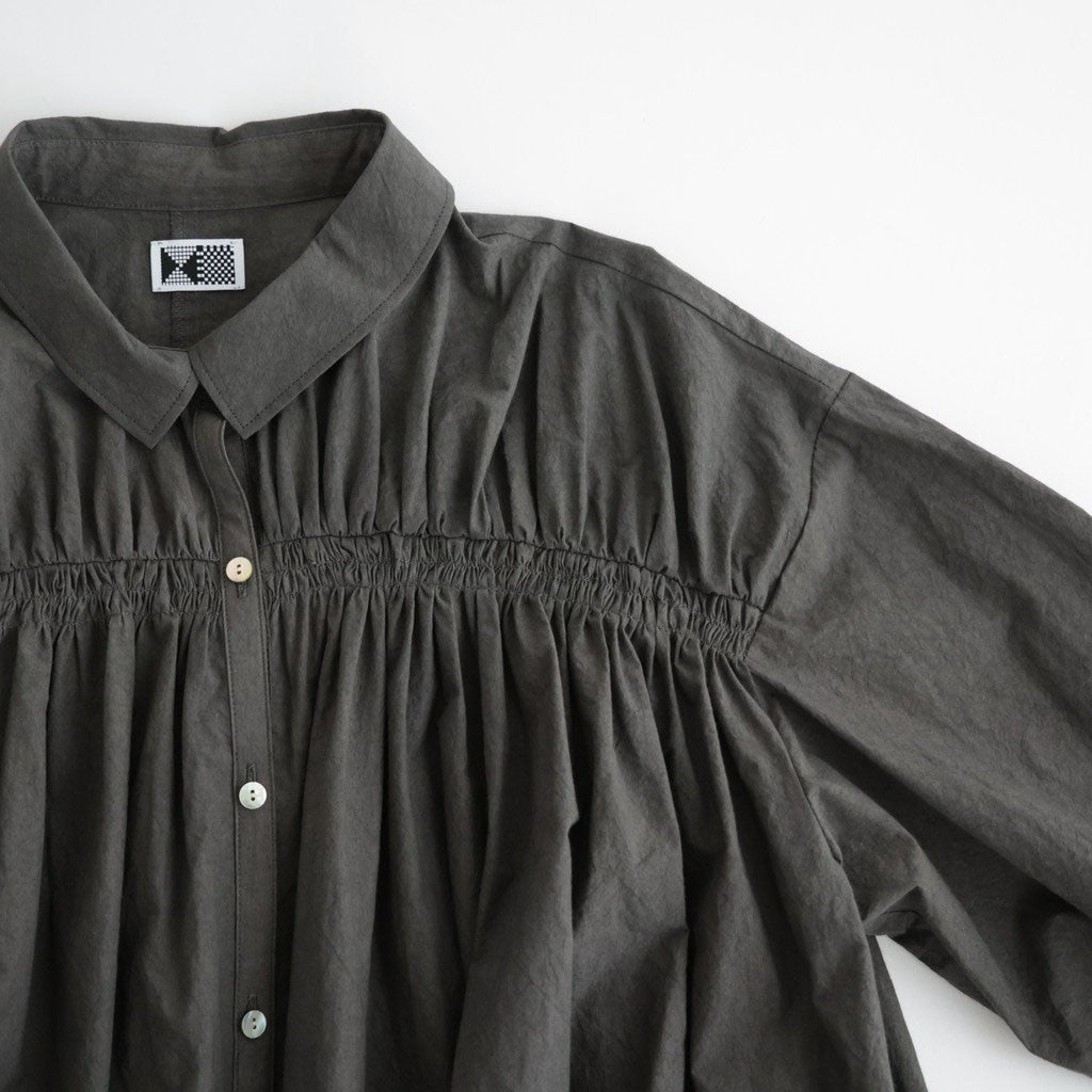 shirring blouse #paper CH [KJ602AW44]