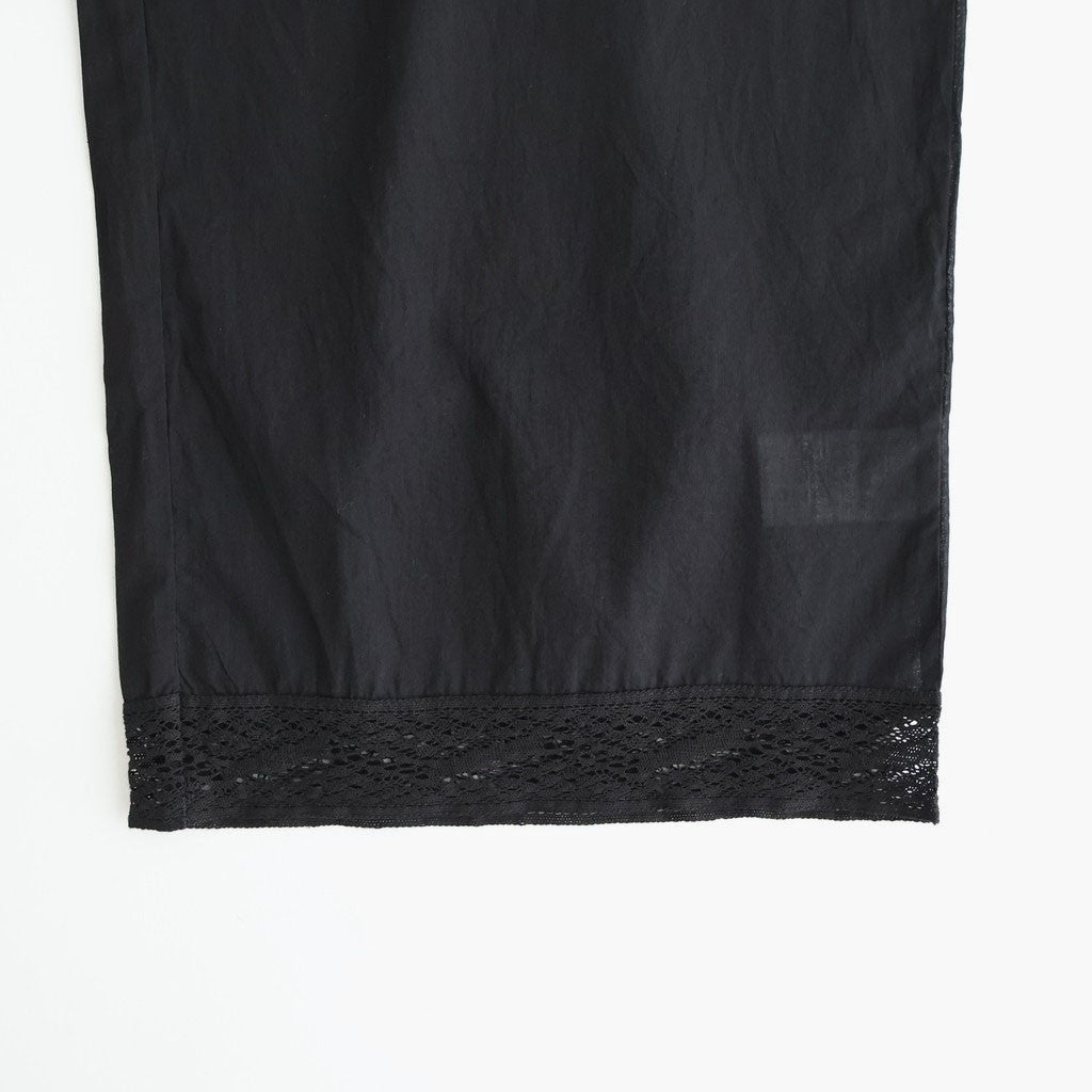 80s COTTON VOILE LACEUNDER PANTS #9900 BLACK [NSL26094]