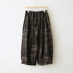 偶然の影：ズロースパンツ #dark brown×beige [13261-09413]