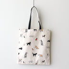 3HANDLE TOTE #DOG-1/BLACK [TMB-21040A]