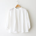 LINEN HEMP SMOCK BLOUSE #Off White [no.7421]