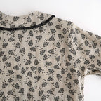 French Komon Dress #beige [31-0039S]