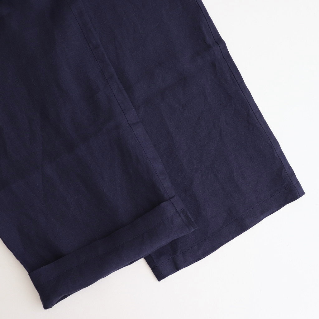 French Linen Straight PT #Navy [TS250PT078]