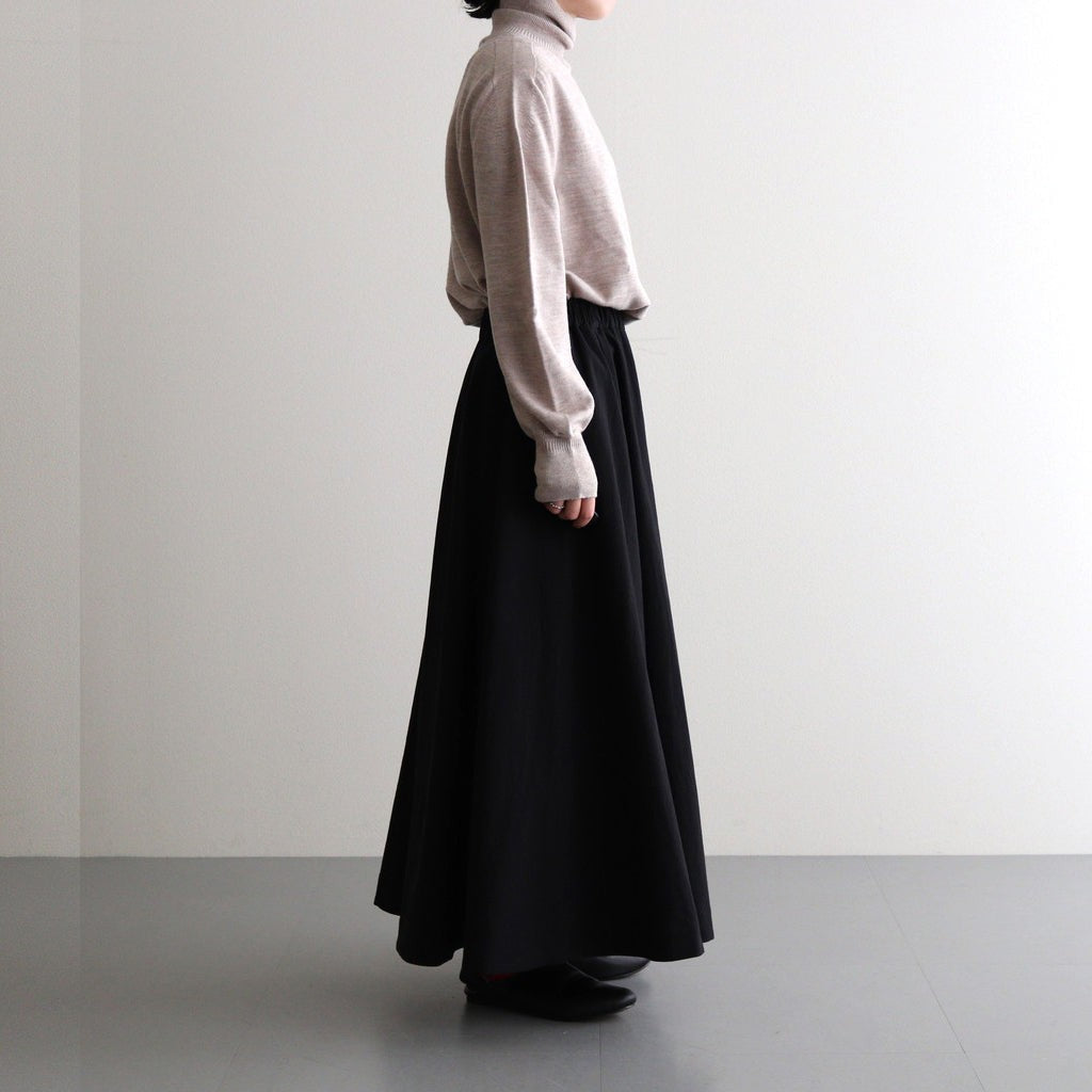 Circular skirt #black [TLF-125-sk001-tp]