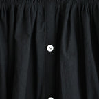shirring blouse #paper BK [KJ602AW44]
